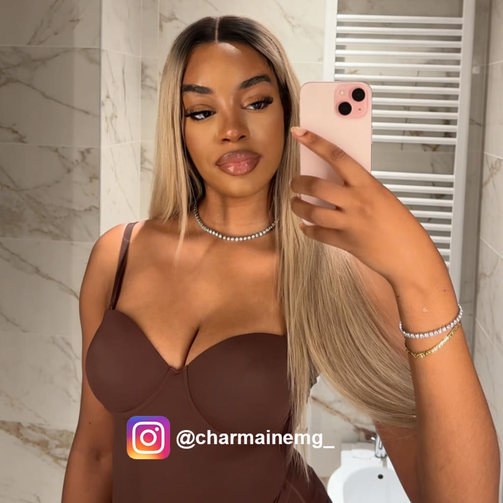 Hairvia Professional Toned Ombre Ash Blonde Mixed Dirty Blonde HD Lace Front Human Hair Wigs Glueless Wigs
